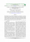 Research paper thumbnail of A New Clustering Based Segmentation Technique for Breast Lesions Detection