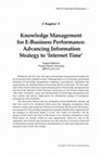 Research paper thumbnail of From Idea to Knowledge - Generating New Knowledge on E-Business