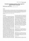 Research paper thumbnail of Evaluation of biological activities of Piper nigrum oil against Tribolium castaneum