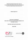 Research paper thumbnail of 1 Researching Graduate Careers Seven Years On A research project jointly funded by the Economic and Social Research Council and the Higher Education Careers Services Unit