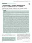 Research paper thumbnail of Clinicoradiologic correlation in adult patients diagnosed with novel influenza A (H1N1)