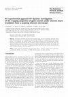 Research paper thumbnail of An experimental approach for dynamic investigation of the trapping properties of glass-ceramic under electron beam irradiation from a scanning electron microscope