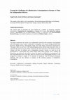 Research paper thumbnail of Facing the Challenge of Collaborative Consumption in Europe: A Time for Independent Metrics