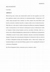 Research paper thumbnail of THE REFLECTION OF COLONIAL POWER IN BANGLADESH: A CASE STUDY