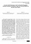 Research paper thumbnail of Growth, Yield Performance And Cost Benefit Of Eggplant (Solanum Melogena) Production Using Goat And Pig Manure In Ikorodu Lagos Nigeria