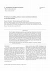 Research paper thumbnail of Performance modelling of direct contact membrane distillation for flat sheet module