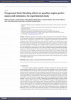 Research paper thumbnail of Oxygenated Fuels Blending Effects on Gasoline Engine Performance and Emissions: An Experimental Study