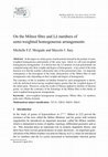 Research paper thumbnail of On the Milnor fibre and Lê numbers of semi-weighted homogeneous arrangements