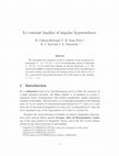 Research paper thumbnail of Le constant families of singular hypersurfaces *