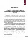 Research paper thumbnail of Formação de professoras de Português na Licenciatura em Pedagogia: olhares da Linguística Aplicada