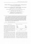 Research paper thumbnail of Online estimation of VVoIP Quality-of-Experience via network emulation