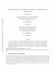 Research paper thumbnail of Multiple solutions of the Dirichlet problem in multidimensional billiard spaces