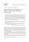 Research paper thumbnail of Sagn og fremgravd «virkelighet» om Vonde-Sveinung og den ihjelslagne dvergen Fegge