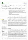 Research paper thumbnail of Heading Uniformity: A New Comprehensive Indicator of Rice Population Quality