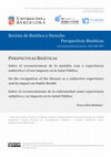 Research paper thumbnail of Sobre el reconocimiento de la enfermedad como experiencia subjetiva y su impacto en la Salud Pública