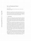 Research paper thumbnail of Stars and Fundamental Physics