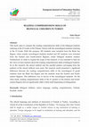 Research paper thumbnail of Reading Comprehension Skills of Bilingual Children in Turkey