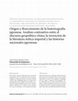 Research paper thumbnail of Origen y florecimiento de la historiografía japonesa