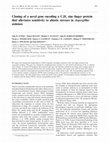 Research paper thumbnail of Cloning of a novel gene encoding a C2H2 zinc finger protein that alleviates sensitivity to abiotic stresses in Aspergillus nidulans