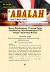 Research paper thumbnail of Konsep Penyalahgunaan Wewenang Dalam Penerbitan Izin Usaha Pertambangan (IUP) Sebagai Tindak Pidana Korupsi