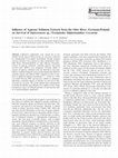 Research paper thumbnail of Influence of Aqueous Sediment Extracts from the Oder River (Germany/Poland) on Survival of Diplostomum sp. (Trematoda: Diplostomidae) Cercariae