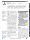 Research paper thumbnail of Effect of green-Mediterranean diet on intrahepatic fat: the DIRECT PLUS randomised controlled trial