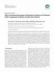 Research paper thumbnail of Effect of Integrated Inorganic and Organic Fertilizers on Yield and Yield Components of Barley in Liben Jawi District