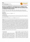 Research paper thumbnail of Nitrogen Use Efficiency and Performance of Wheat Crop Through Application of Urea Stable and Conventional Urea in Vertisols of Ambo District