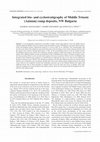 Research paper thumbnail of Integrated bio- and cyclostratigraphy of Middle Triassic (Anisian) ramp deposits, NW Bulgaria