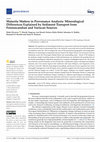 Research paper thumbnail of Maturity Matters in Provenance Analysis: Mineralogical Differences Explained by Sediment Transport from Fennoscandian and Variscan Sources