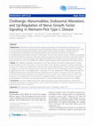 Research paper thumbnail of Cholinergic Abnormalities, Endosomal Alterations and Up-Regulation of Nerve Growth Factor Signaling in Niemann-Pick Type C Disease