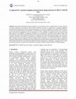 Research paper thumbnail of An approach for vegetation mapping and pixel-based change detection for IRS-1C LISS III data