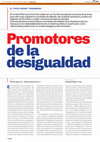 Research paper thumbnail of Promotores de la desigualdad