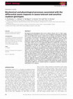 Research paper thumbnail of Biochemical and physiological processes associated with the differential ozone response in ozone-tolerant and sensitive soybean genotypes