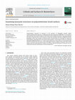 Research paper thumbnail of Examining lysozyme structures on polyzwitterionic brush surfaces