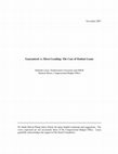 Research paper thumbnail of Guaranteed vs. Direct Lending: The Case of Student Loans