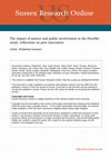 Research paper thumbnail of The impact of Patient and Public Involvement in the SlowMo study: Reflections on peer innovation