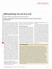 Research paper thumbnail of DNA patenting: the end of an era?