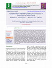 Research paper thumbnail of Spatial Distribution of Rainfall Variability and Trend Analysis of Damoh District of Madhya Pradesh