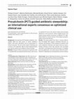 Research paper thumbnail of Procalcitonin (PCT)-guided antibiotic stewardship: an international experts consensus on optimized clinical use