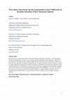 Research paper thumbnail of Who ensures that society has the professionals it needs? Differences in the policy directions of three European countries