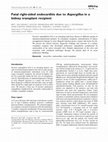 Research paper thumbnail of Fatal right-sided endocarditis due toAspergillusin a kidney transplant recipient