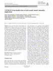 Research paper thumbnail of COVID-19: From health crises to food security anxiety and policy implications