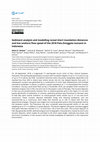 Research paper thumbnail of Sediment analysis and modelling reveal short inundation distances and low onshore flow speed of the 2018 Palu-Donggala tsunami in Indonesia