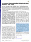 Research paper thumbnail of A seismically induced onshore surge deposit at the KPg boundary, North Dakota