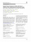 Research paper thumbnail of Insulin Pump Treatment in Adults with Type 1 Diabetes in the Capital Region of Denmark: Design and Cohort Characteristics of the Steno Tech Survey