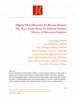 Research paper thumbnail of Digital Oral Histories for Reconciliation: The Nova Scotia Home for Colored Children History Education Initiative (DOHR)