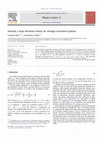 Research paper thumbnail of Towards a large deviation theory for strongly correlated systems