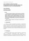 Research paper thumbnail of Les communautés en ligne : de quelques enjeux des pratiques de communication contemporaines