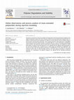 Research paper thumbnail of Online observations and process analysis of chain extended polylactides during injection moulding